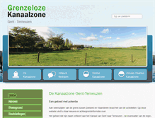Tablet Screenshot of grenzelozekanaalzone.nl
